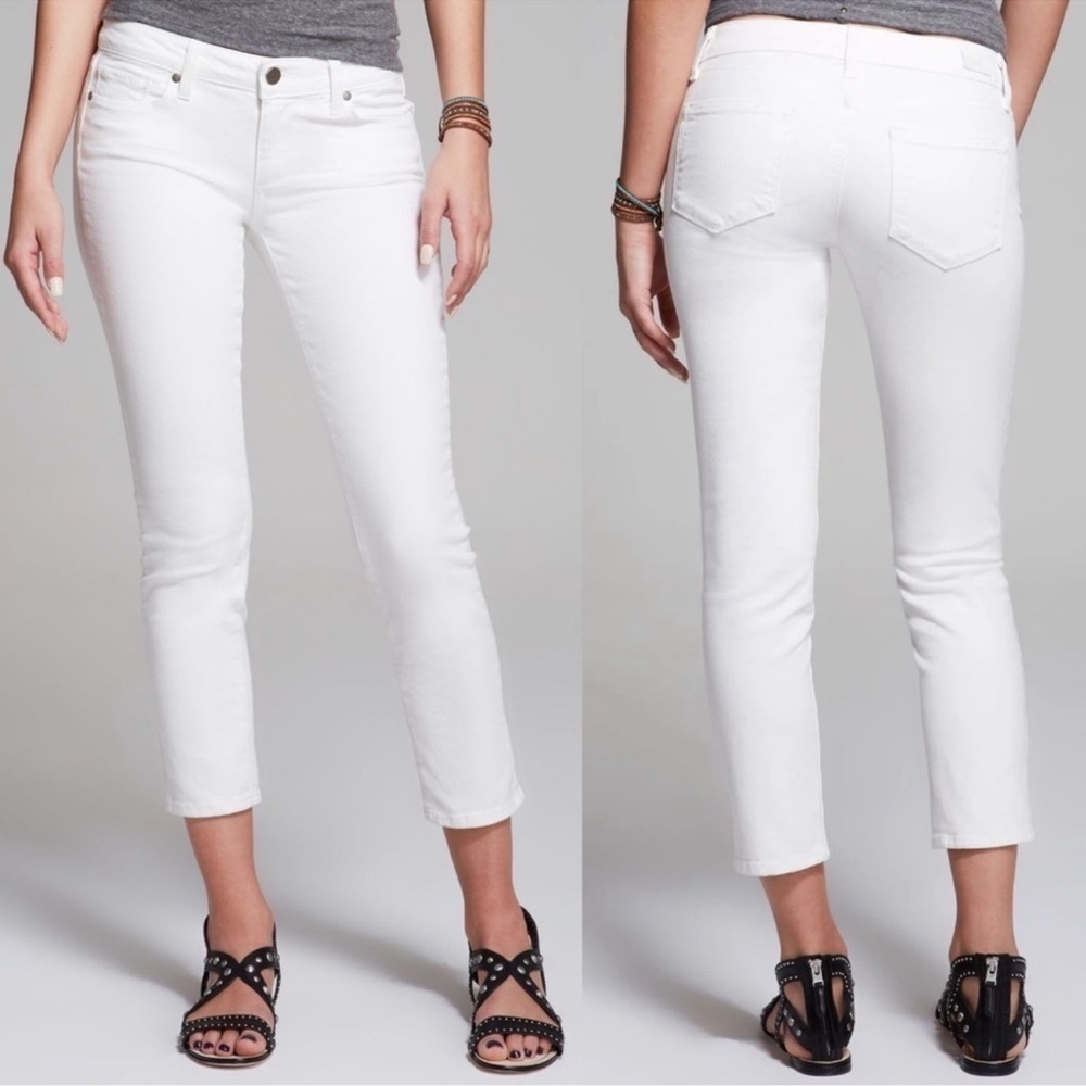 Paige Women’s Kylie Crop White Pants Size 32